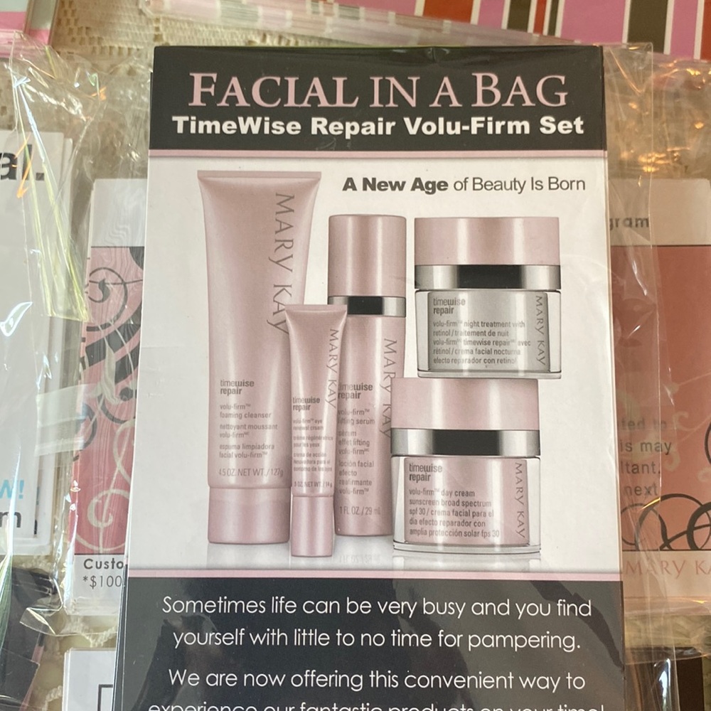New Mary Kay Facial in a Bag post cards for business 35 pack